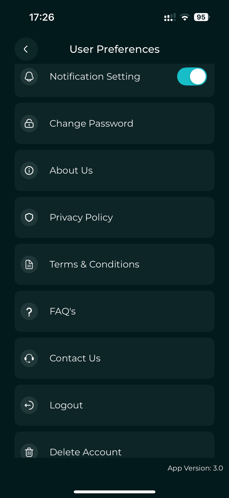 User Preferences